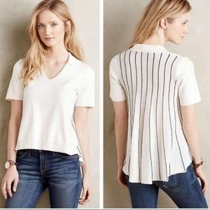 Anthropologie Knitted & Knotted Hi-Lo Sweater S